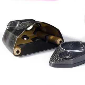 Carbon fiberglass housing thermal mager