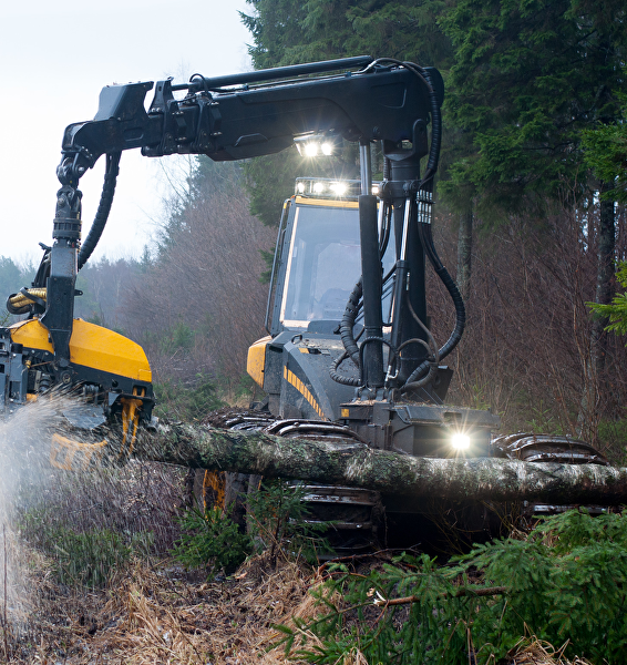 Safety in forestry with bullet-proof plastic